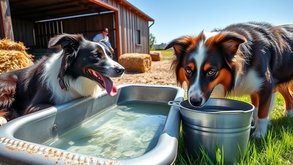 hydrate farm dogs properly