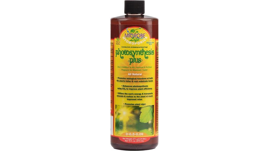 hydroponic plant photosynthesis supplement