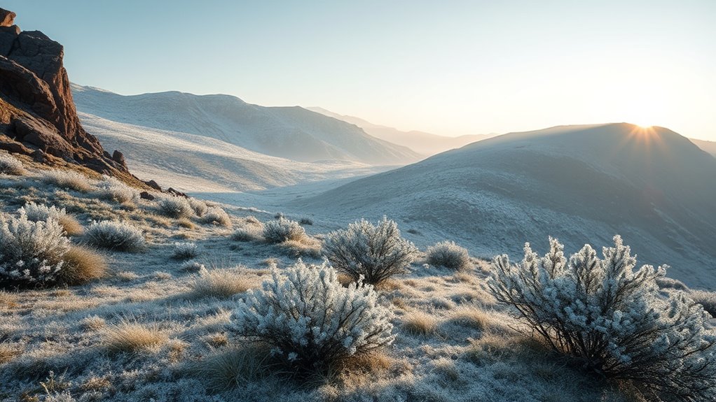 identify frost prone topography