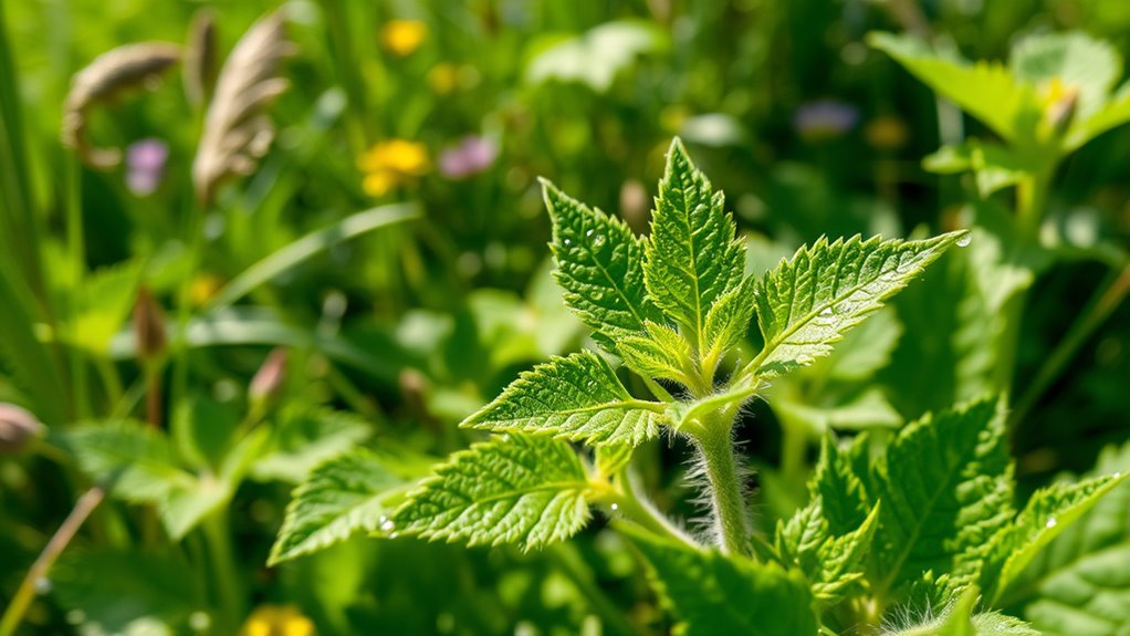 identify optimal nettle harvesting times