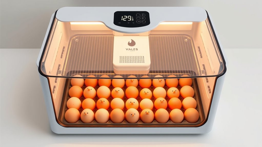 incubator features and controls