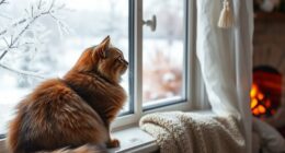 indoor outdoor cat winter diet