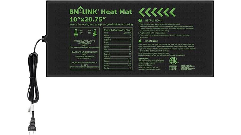 indoor seedling heat mat