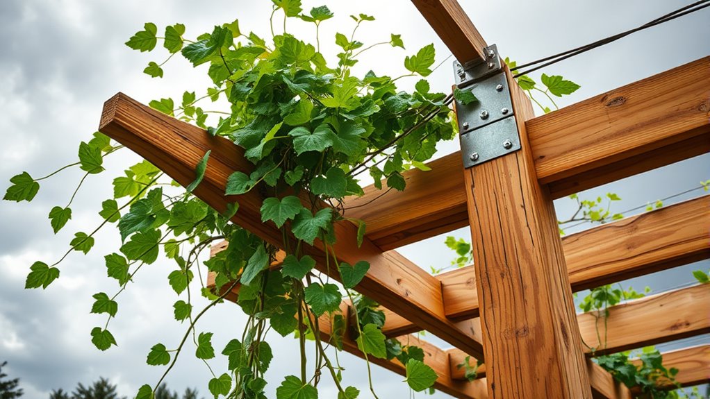 inspect and tighten trellises