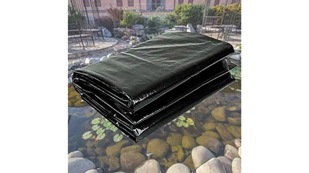 large reinforced pond liner