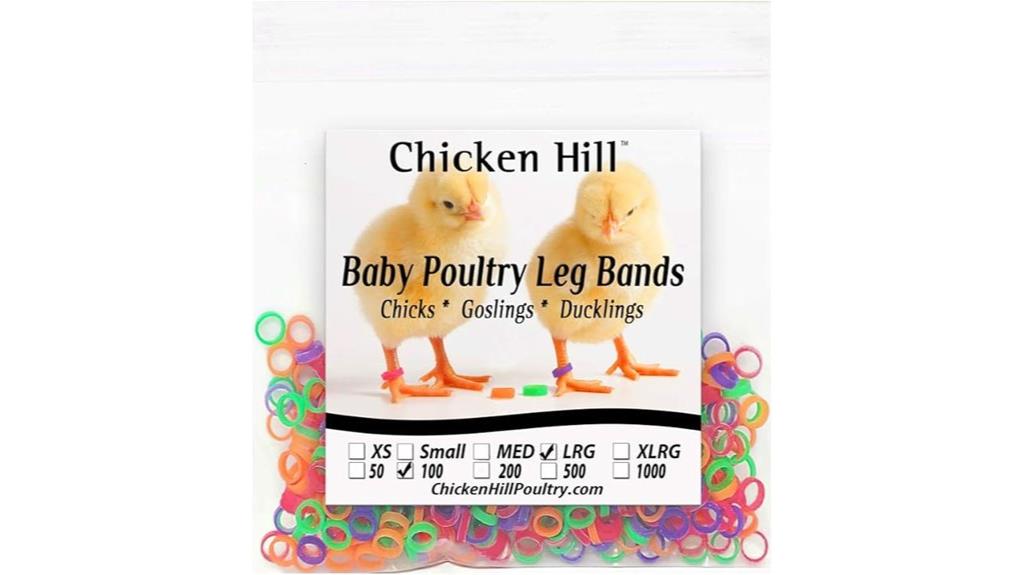 large size poultry bands