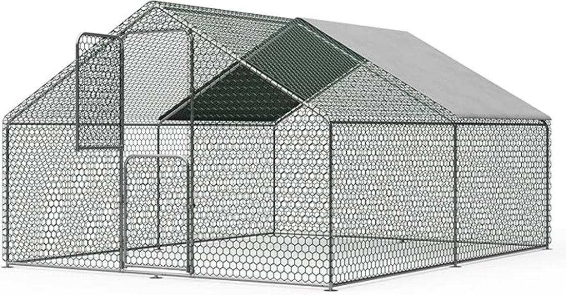 large walk in chicken coop