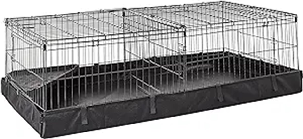leakproof canvas guinea pig cage
