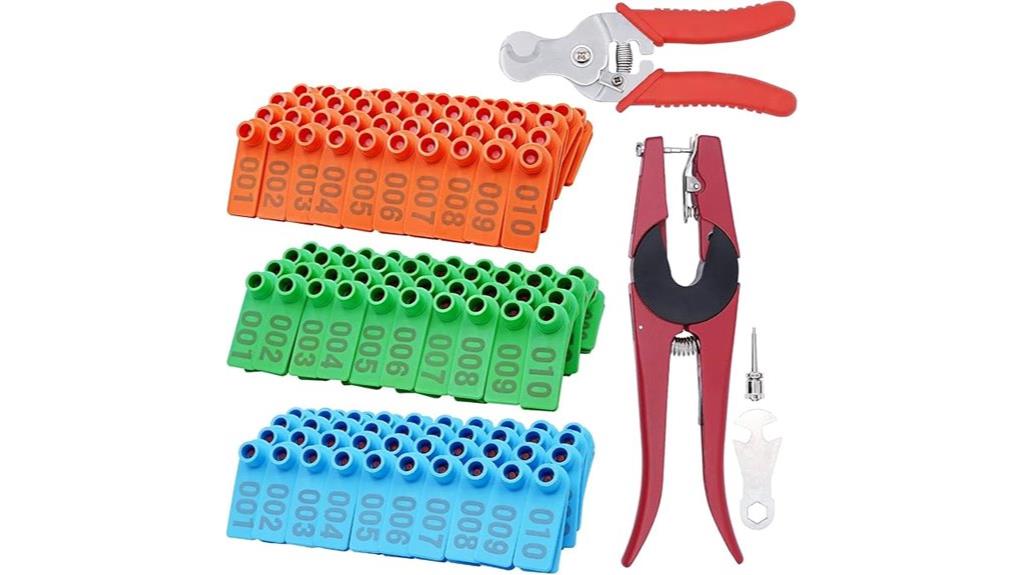livestock ear tag set