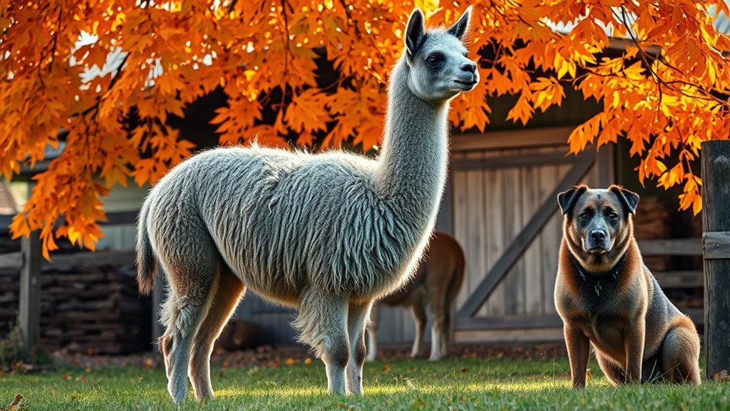 llamas calm alert guardians