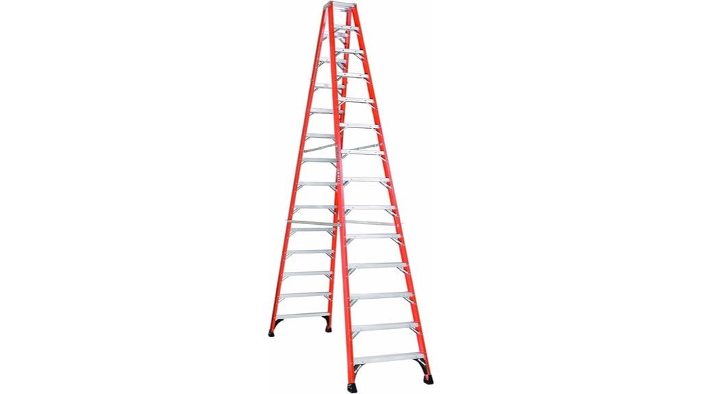 louisville fiberglass twin ladder