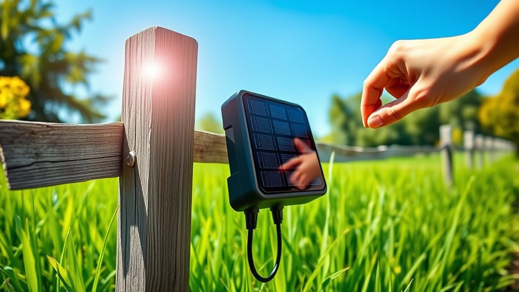 maintain solar fence charger