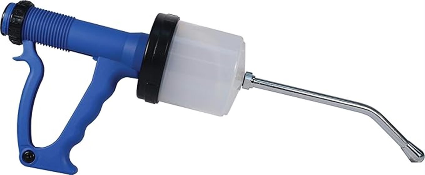 manual drenching gun nozzle