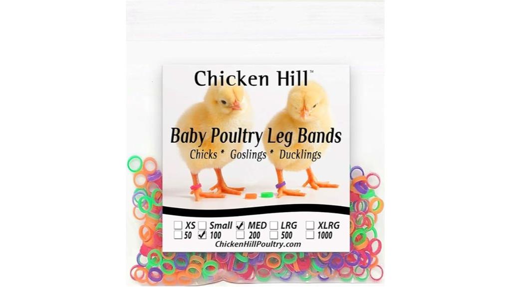 medium chick leg bands