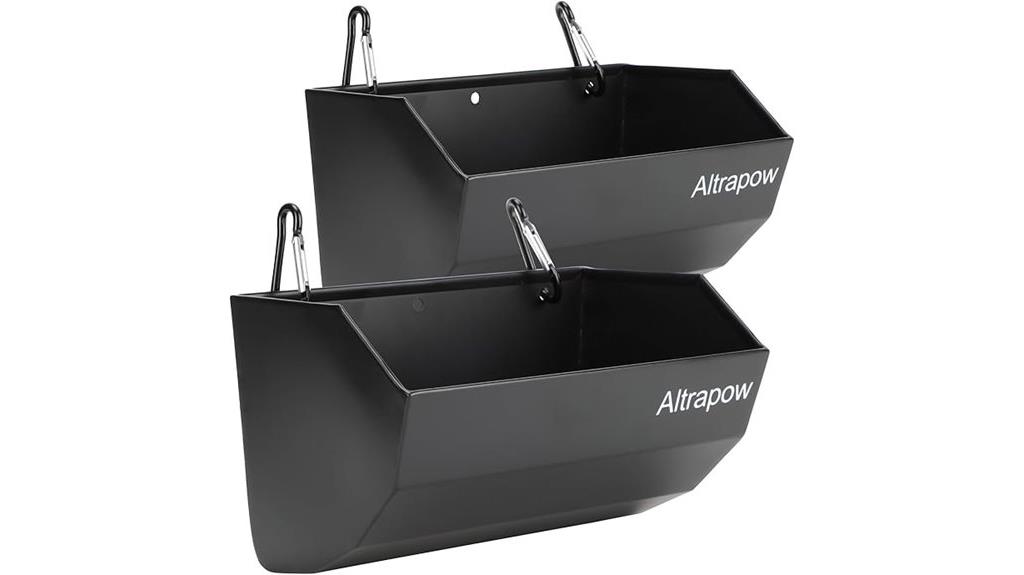 metal goat feeder 2 pack