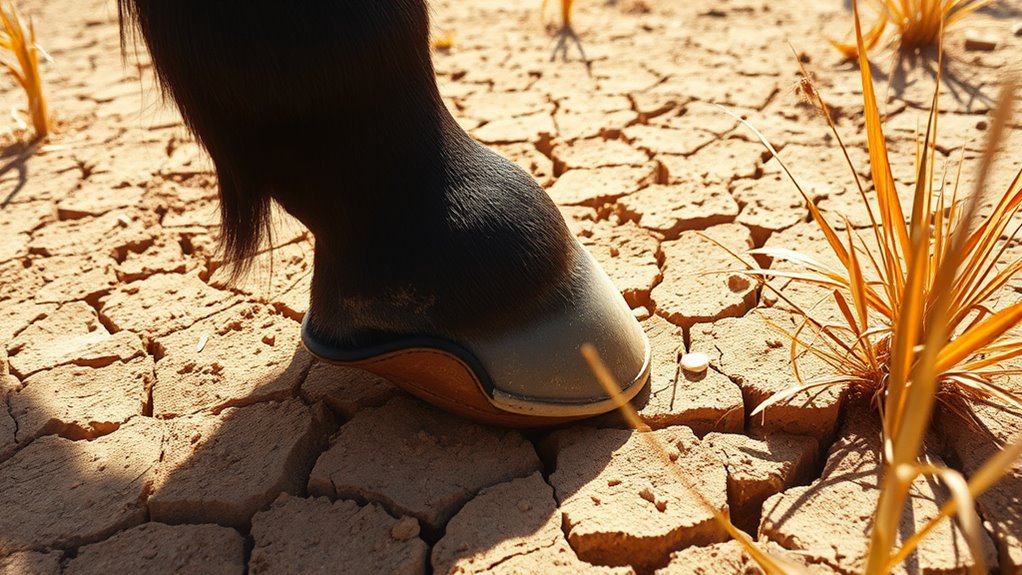 monitor hoof temperature and color