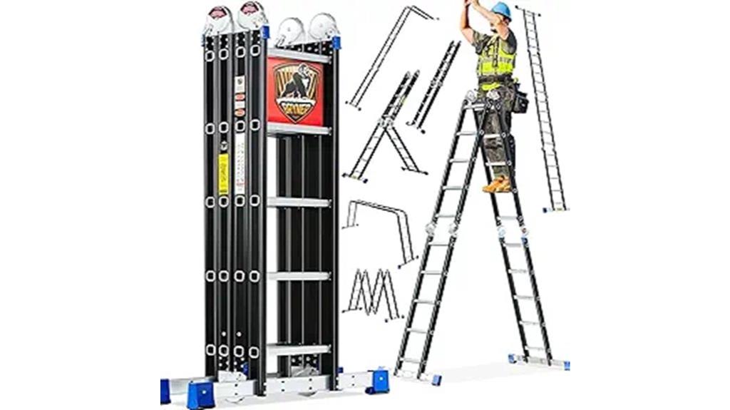 multi purpose aluminium ladder