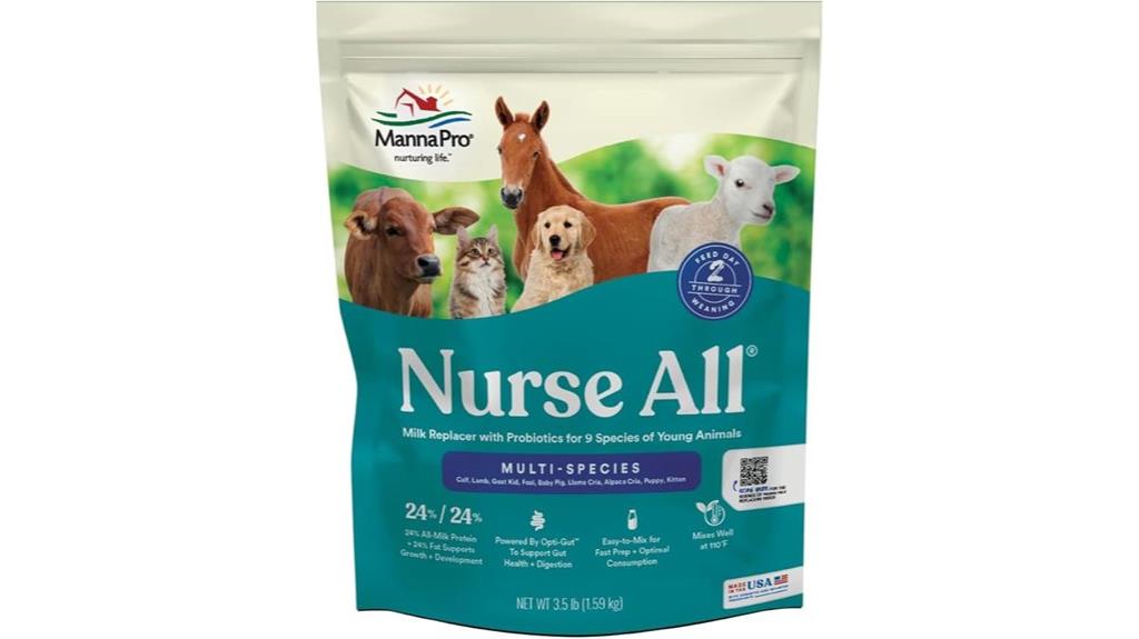 multi species milk replacer