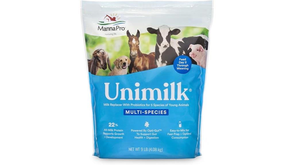 multi species milk replacer 9 lb