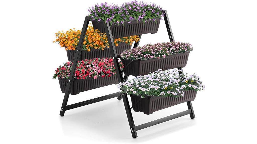 multi tiered garden bed