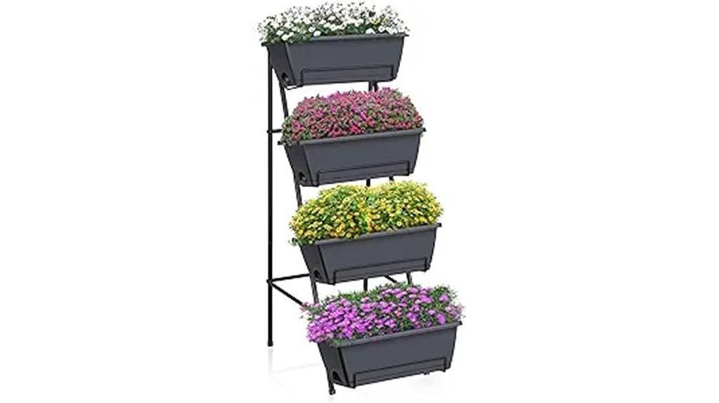 multi tiered garden planter