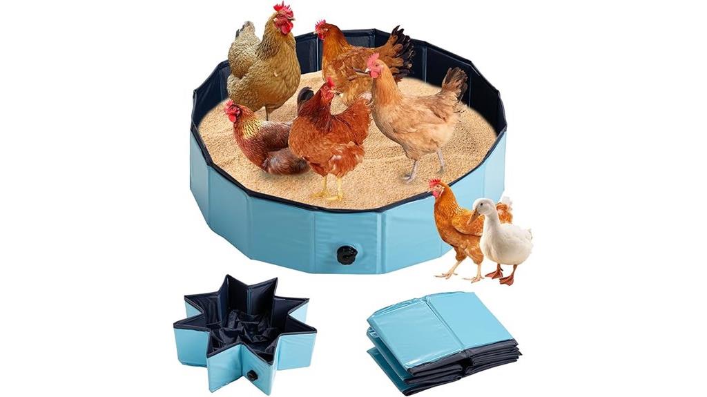 multi use poultry bath accessory