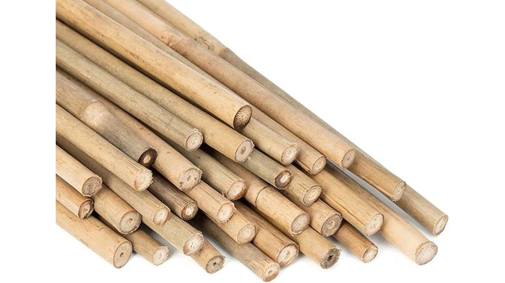 natural bamboo garden stakes