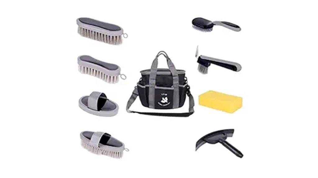nine piece grooming set
