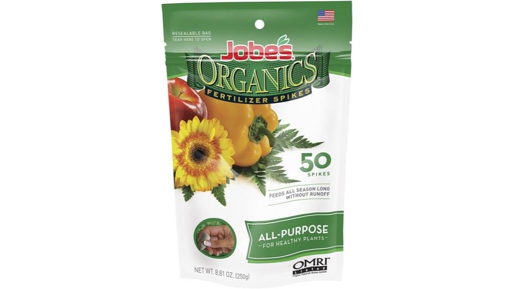 organic fertilizer spikes 50 count