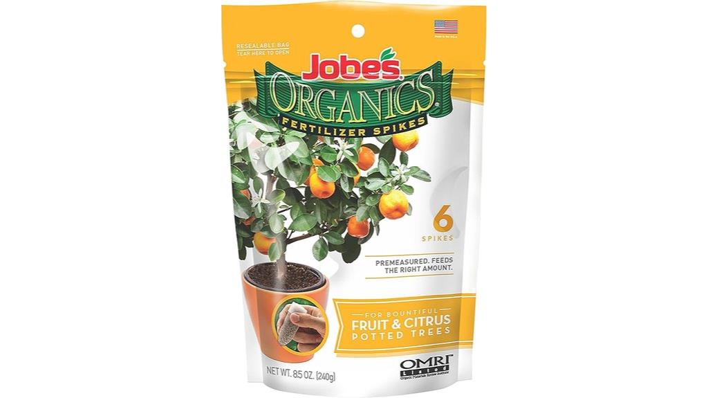 organic garden fertilizer spikes