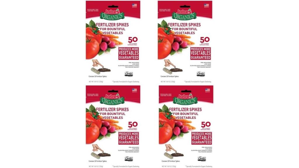 organic vegetable fertilizer spikes