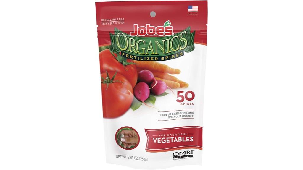 organic vegetable fertilizer spikes