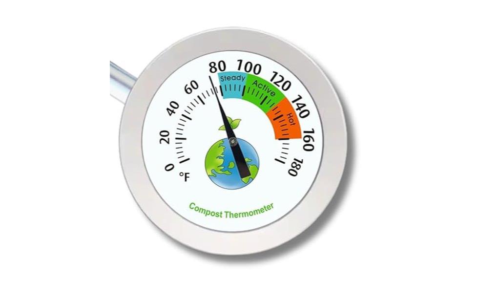 outdoor 20 inch soil thermometer