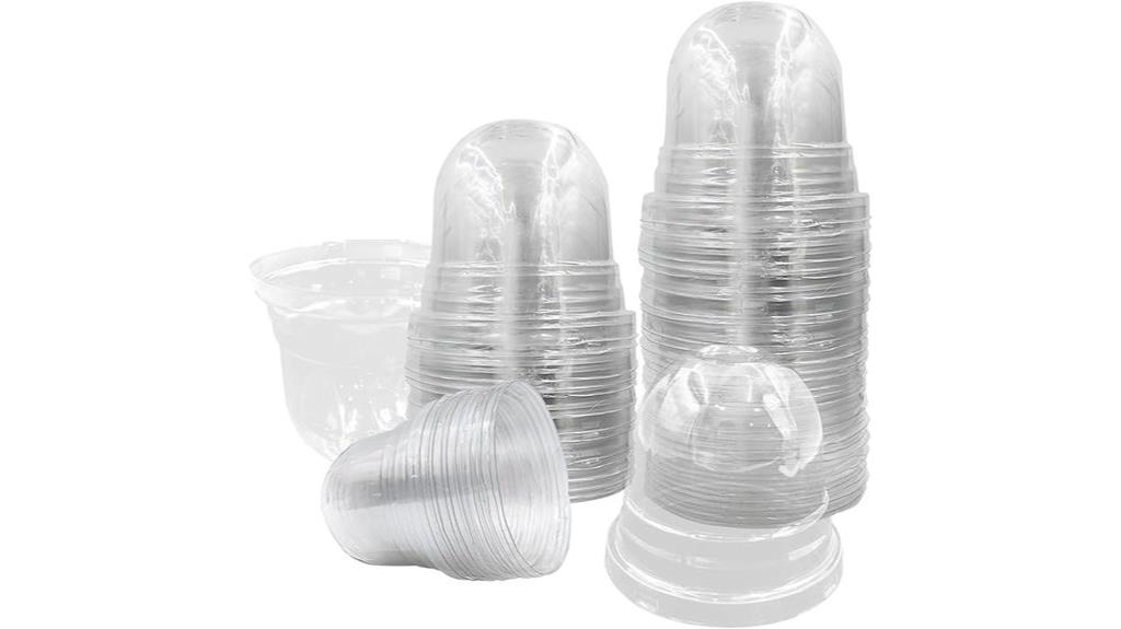 pack of 50 seedling domes