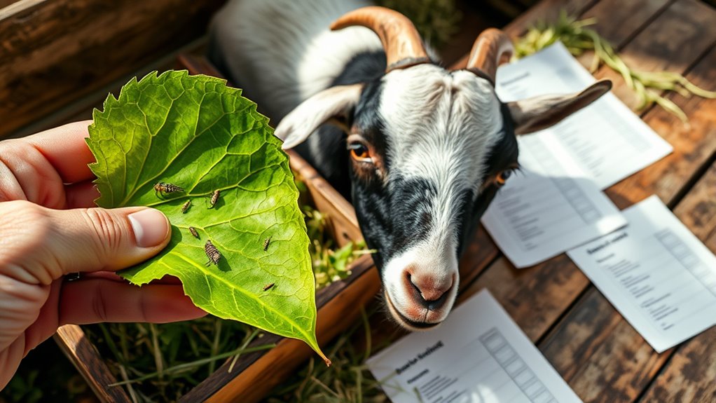 parasite checklists for small ruminants