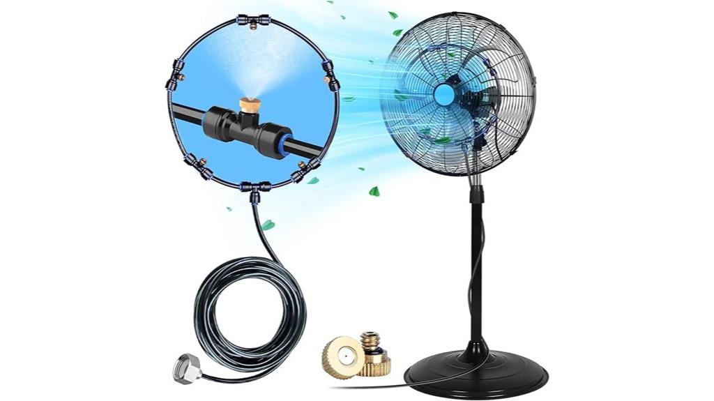 patio cooling misting kit
