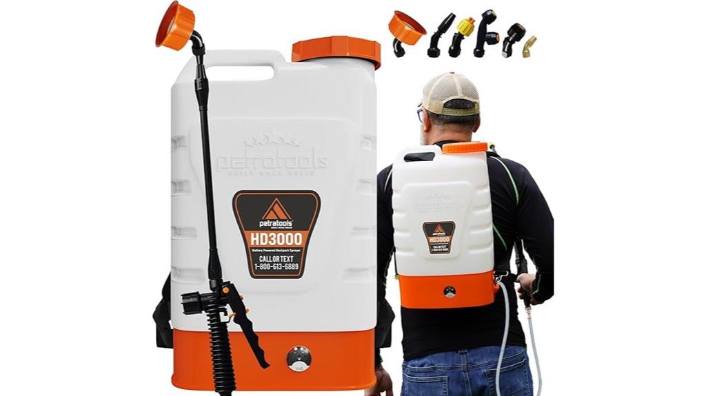 portable 3 gallon battery sprayer