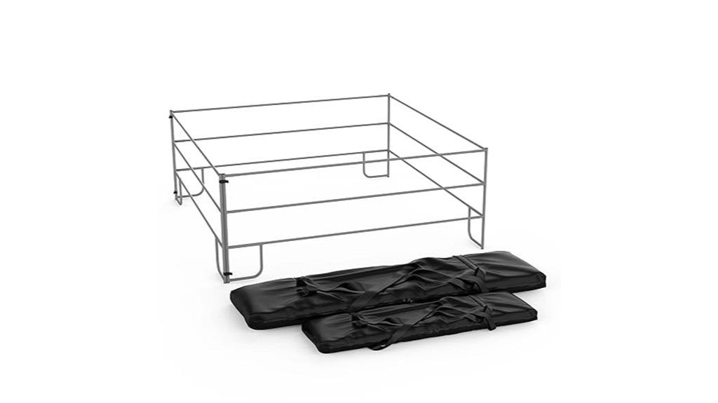 portable 8x8 metal horse pen