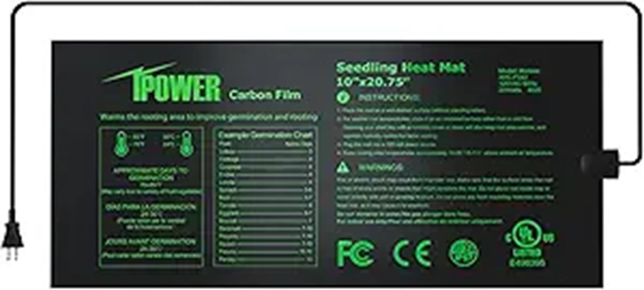 power seeding heat mat