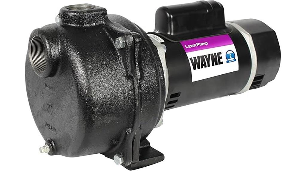 powerful lawn sprinkling pump
