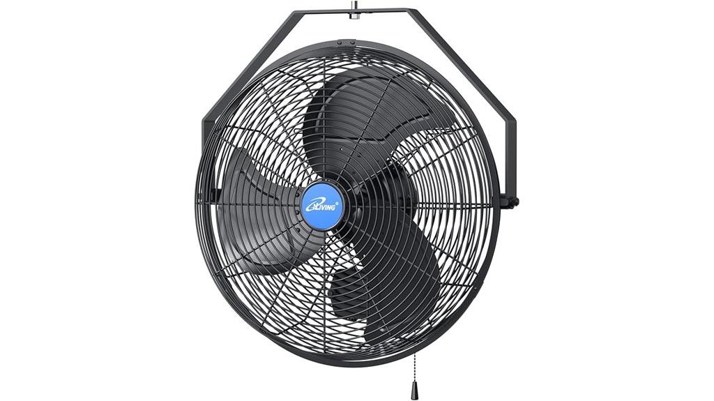 powerful wall mounted fan