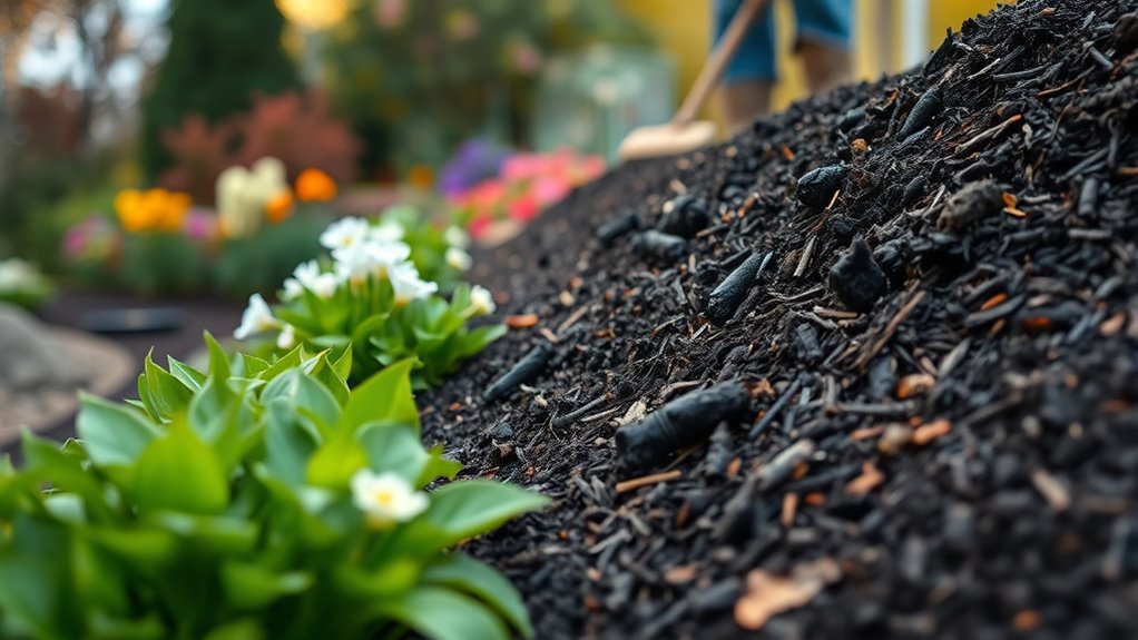 prepare beds before mulching