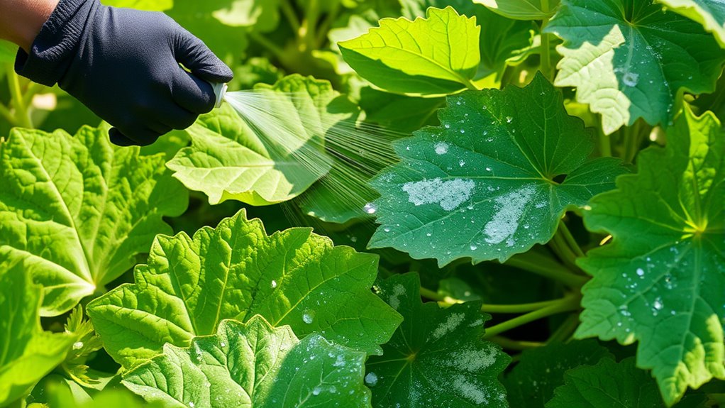 preventing squash mildew