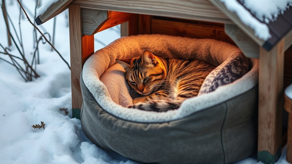proper insulated outdoor shelter