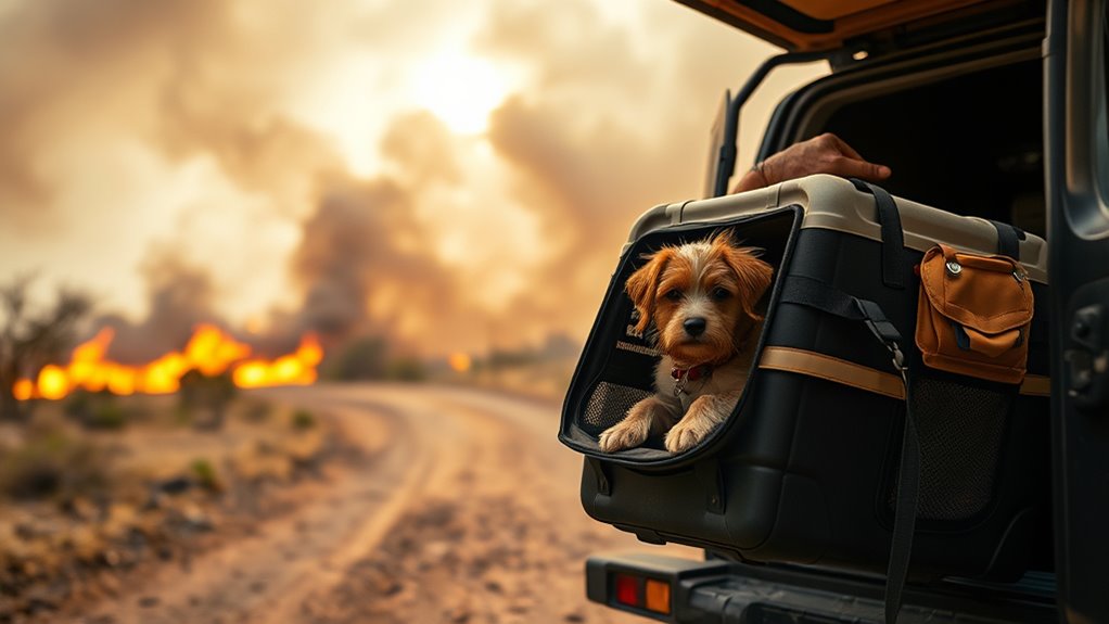 protect pets from wildfire smoke