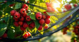 protective fruit tree netting