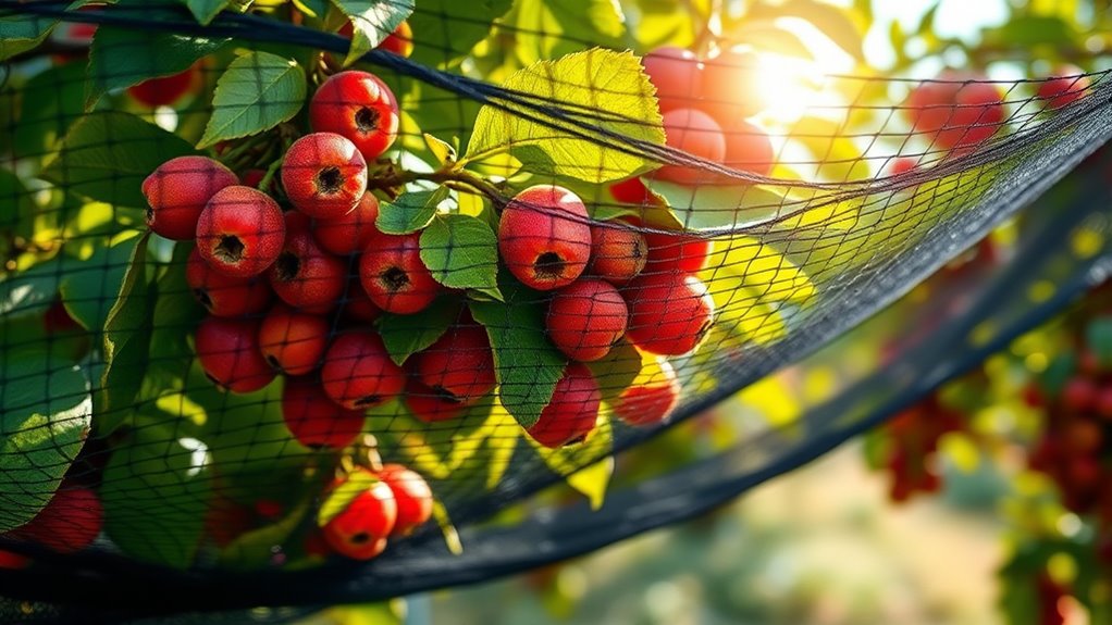 protective fruit tree netting