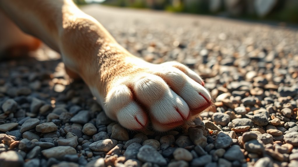 protective paw wax application