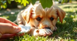 puppy bee sting treatment