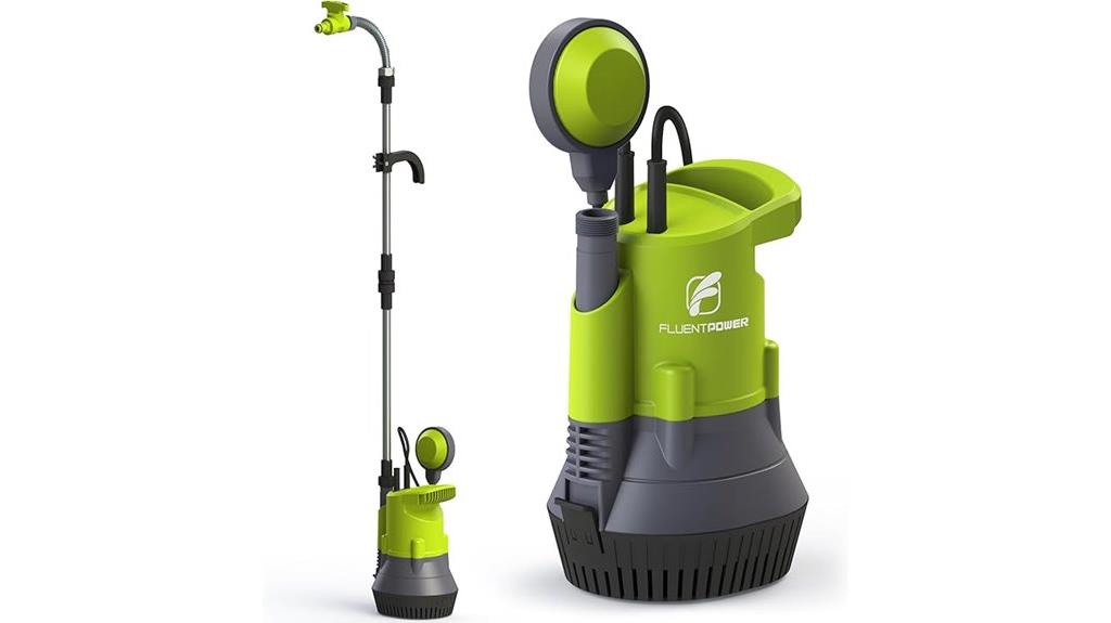 rain barrel pump specifications